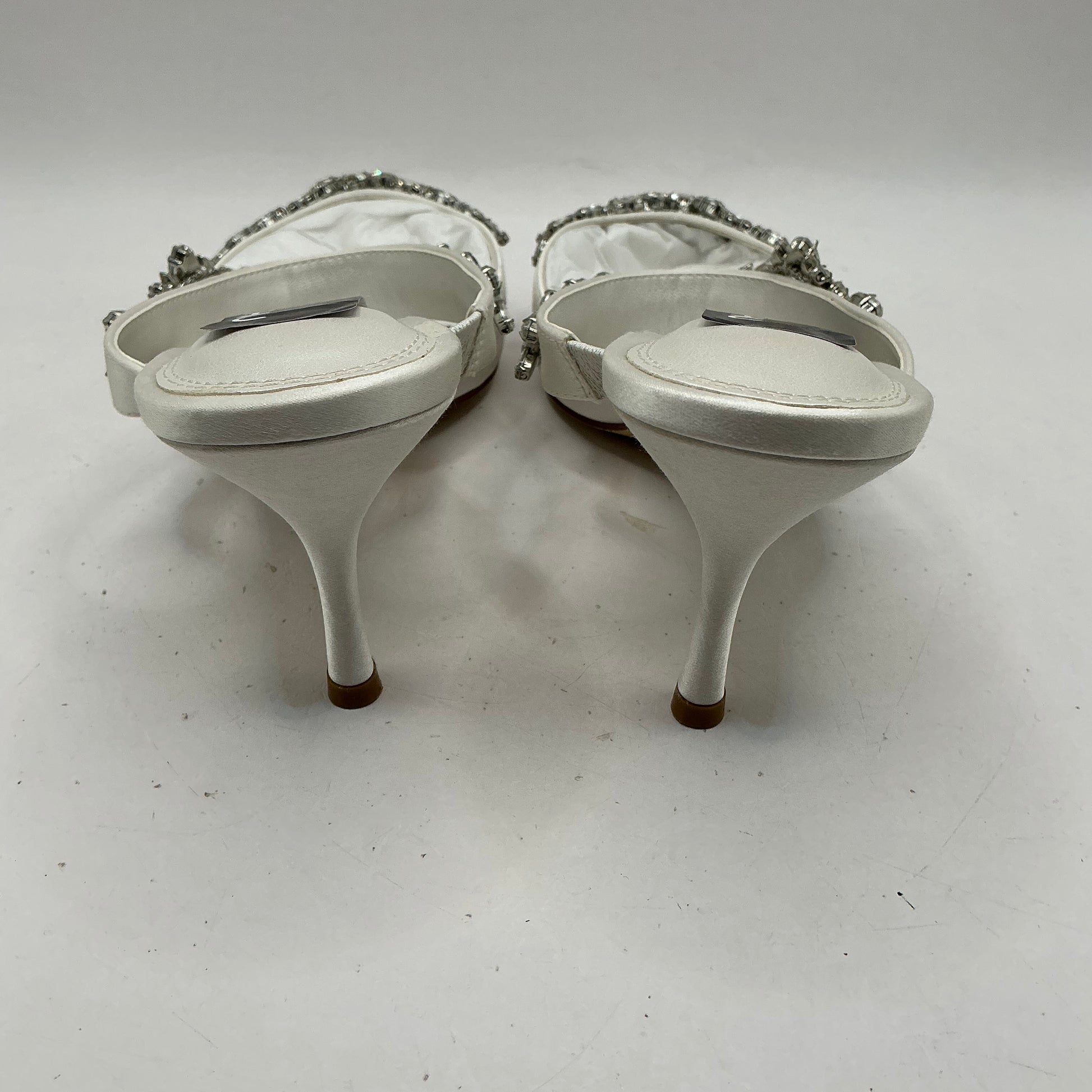 Ivory satin embellished Bridal shoes, Wedding, Bridesmaid