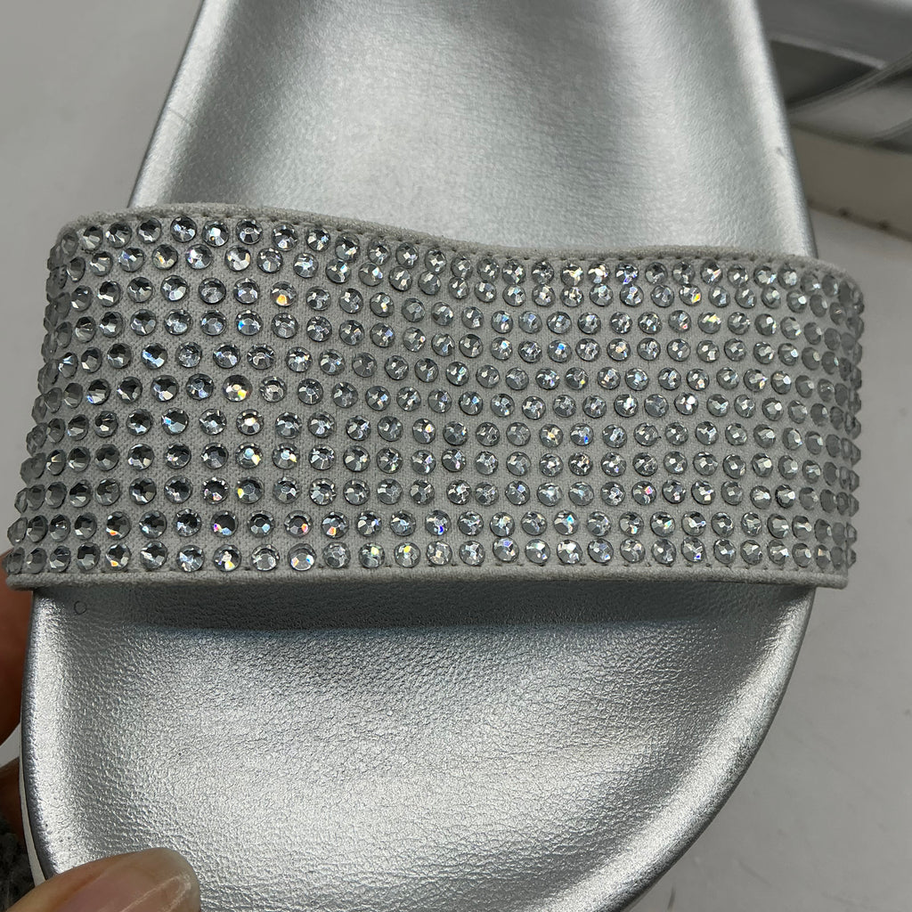 Liu-Jo Crystal sparkle sandals with platform sole