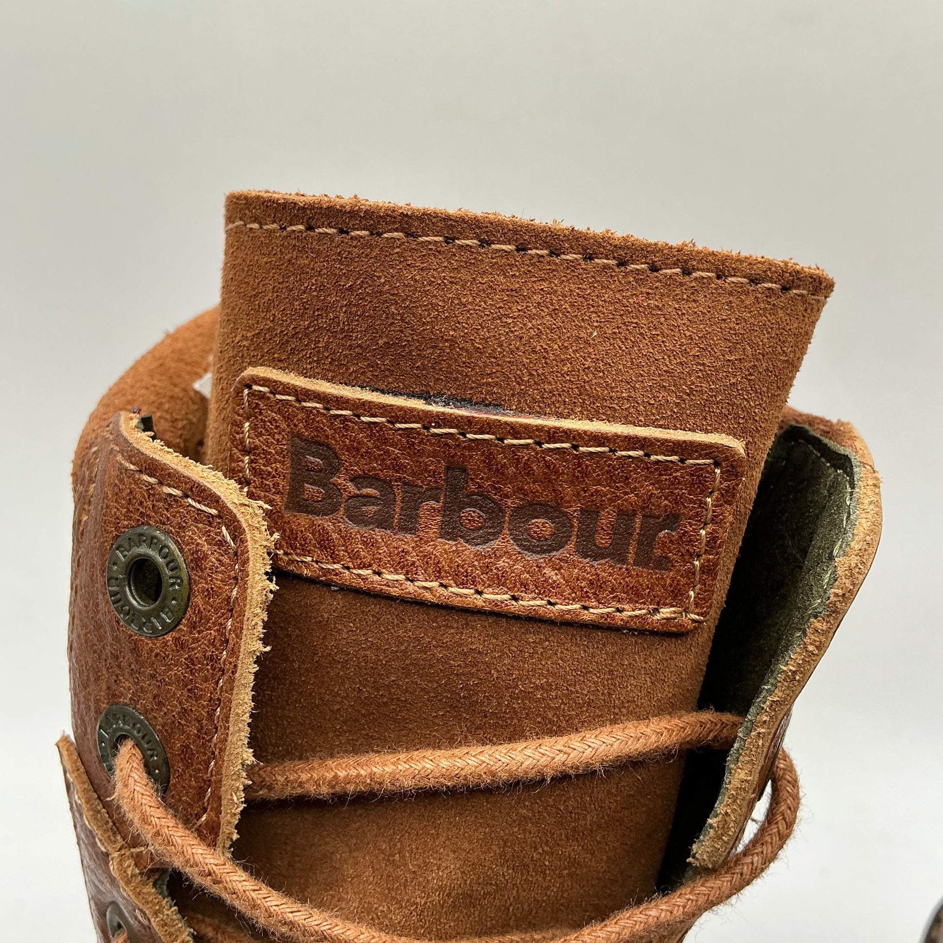 Barbour “stark” leather ankle boots