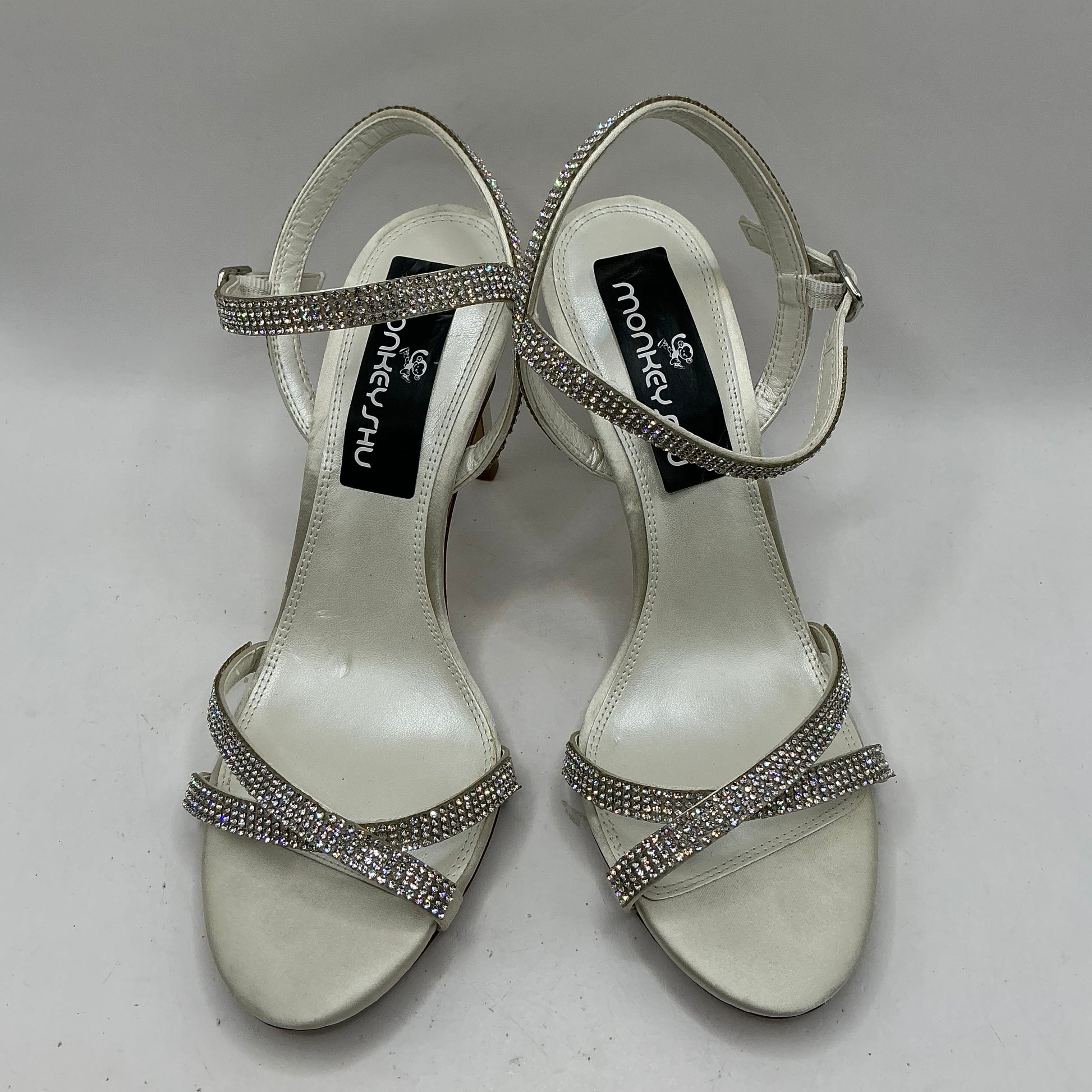 Ivory Satin and Diamanté Bridal Shoes, Wedding, Bridesmaid