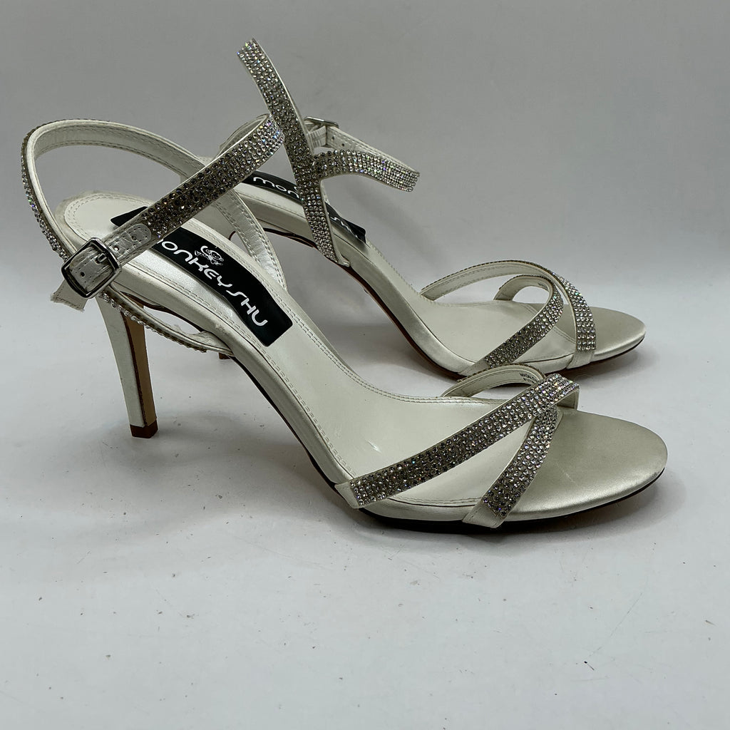 Ivory Satin and Diamanté Bridal Shoes, Wedding, Bridesmaid