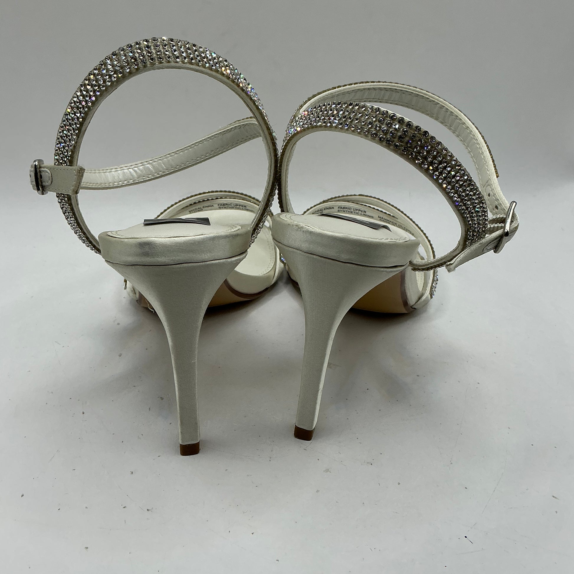 Ivory Satin and Diamanté Bridal Shoes, Wedding, Bridesmaid