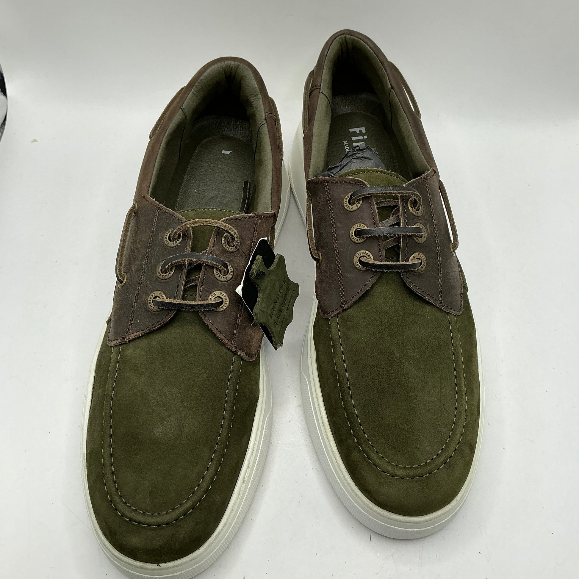 Firetrap Suede and Leather Boat Shoes