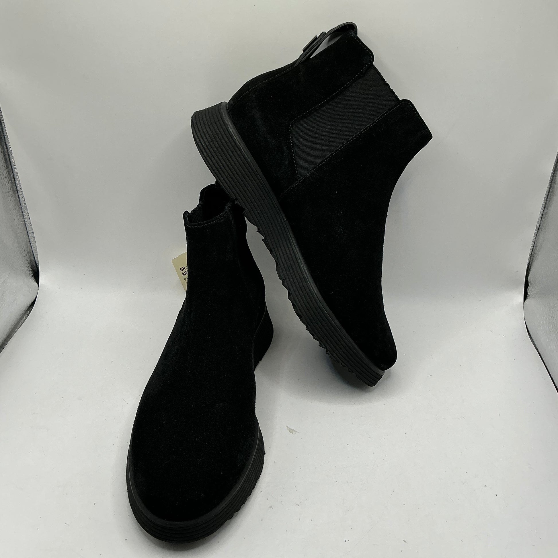Hogl black suede ankle boots
