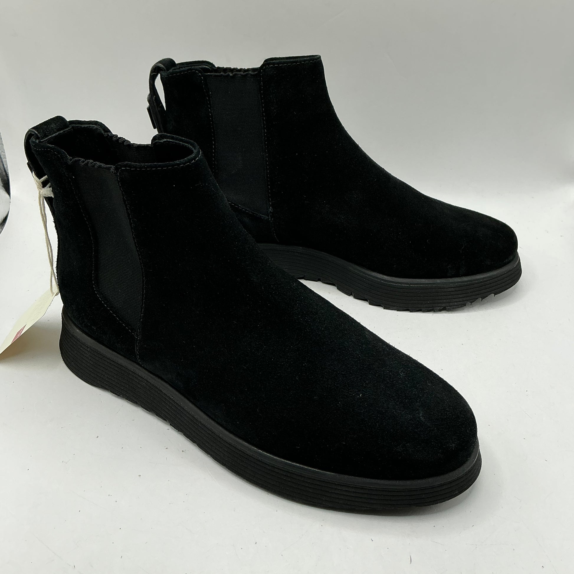 Hogl black suede ankle boots