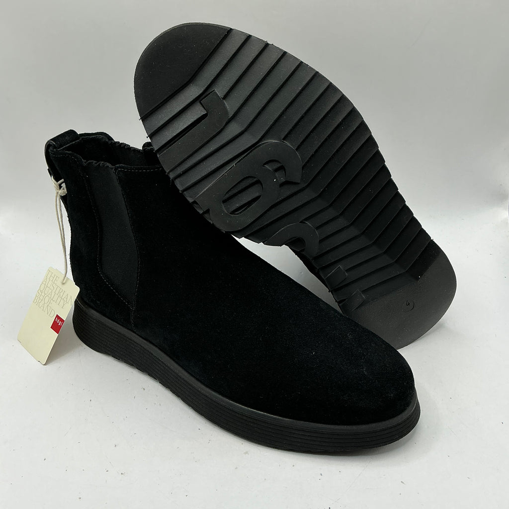 Hogl black suede ankle boots