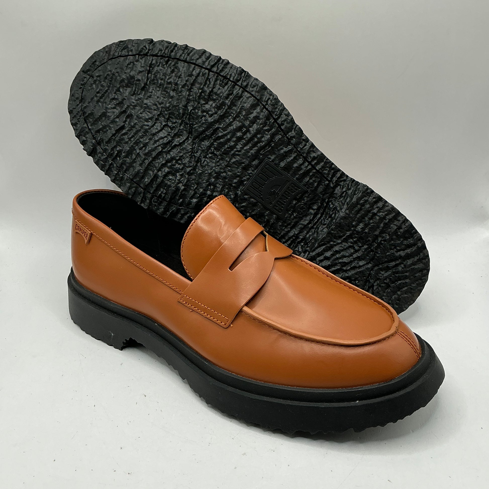 Camper Walden Leather Loafers With Chunky Sole