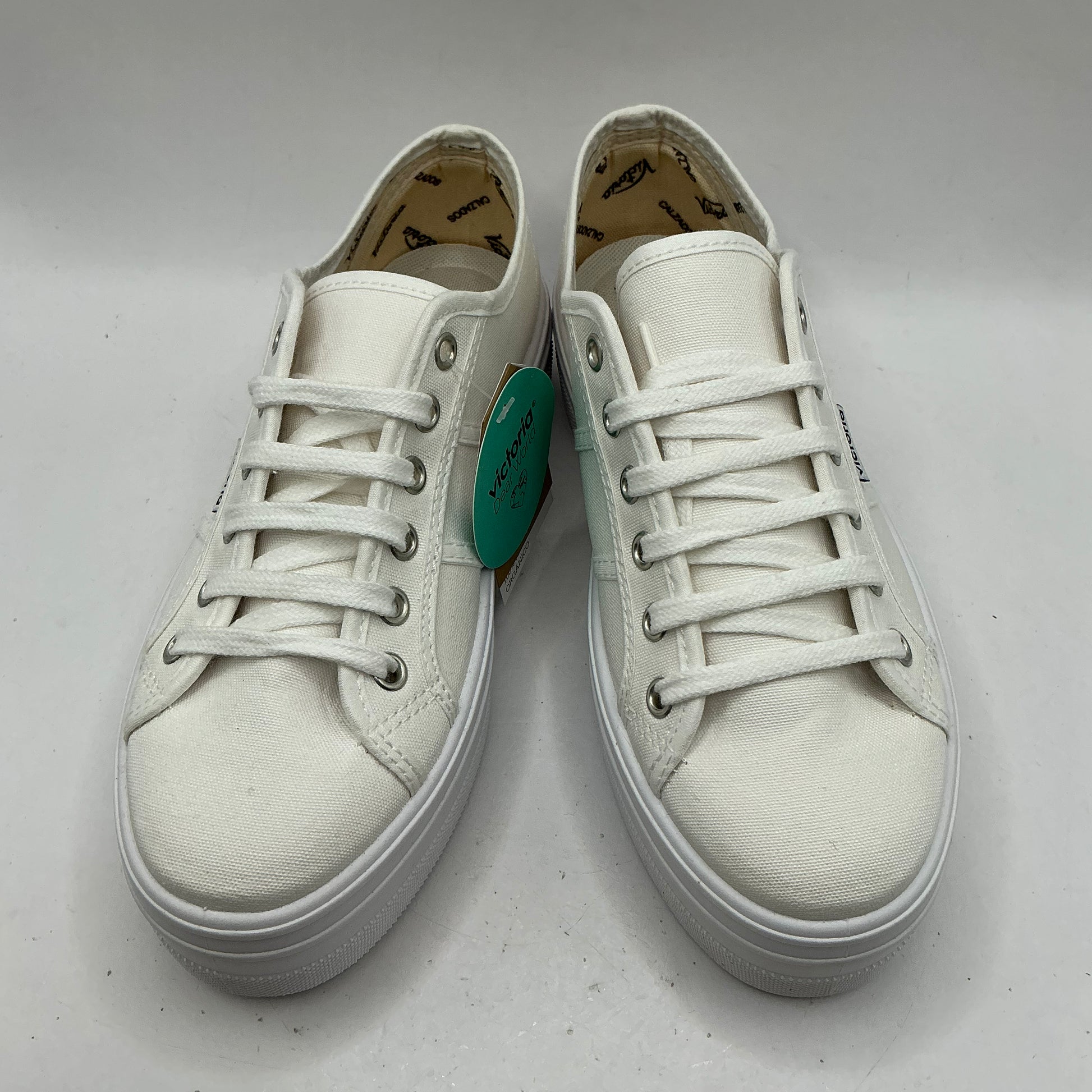 Victoria, cotton platform plimsolls, trainers