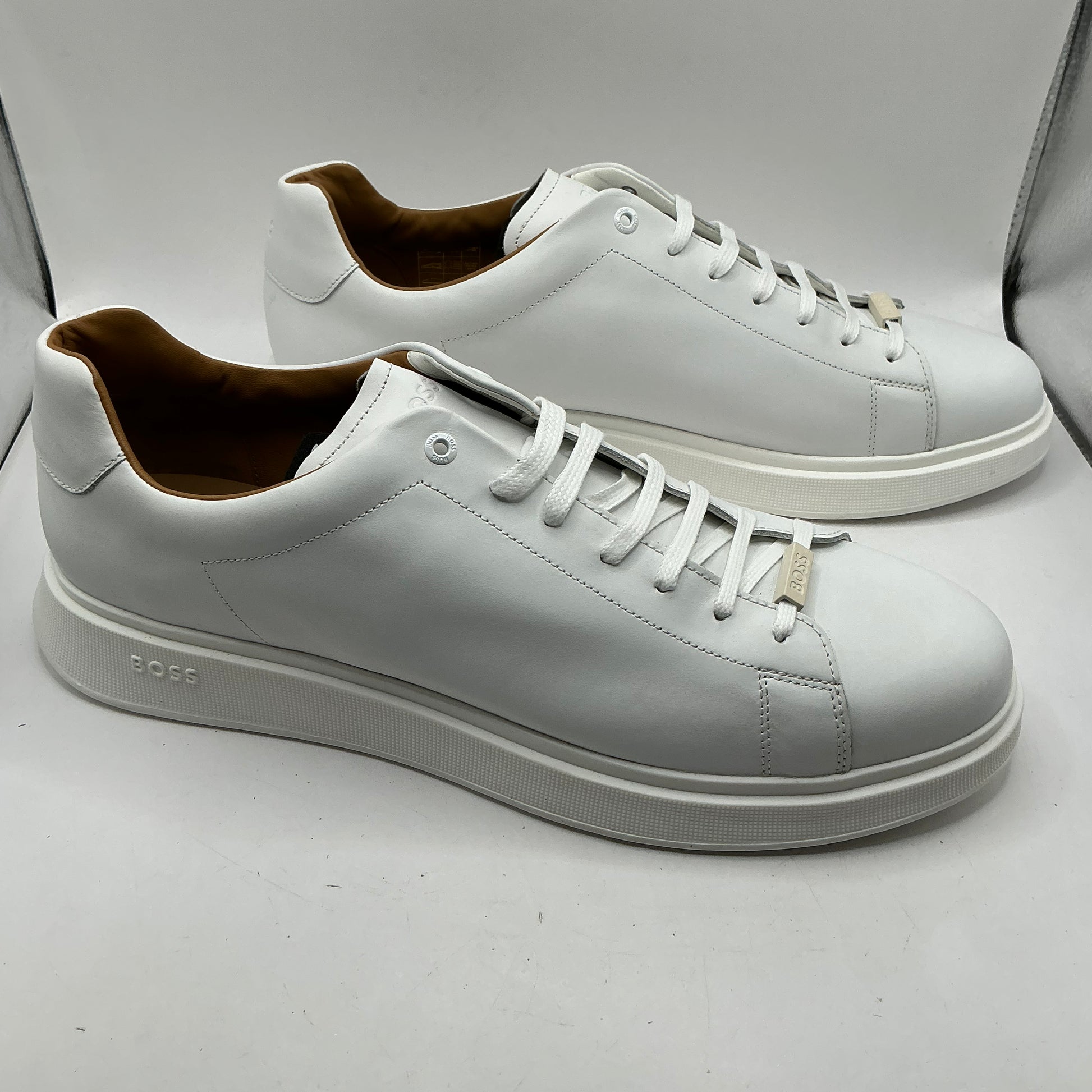 Boss, Bulton Low Top Leather Trainers