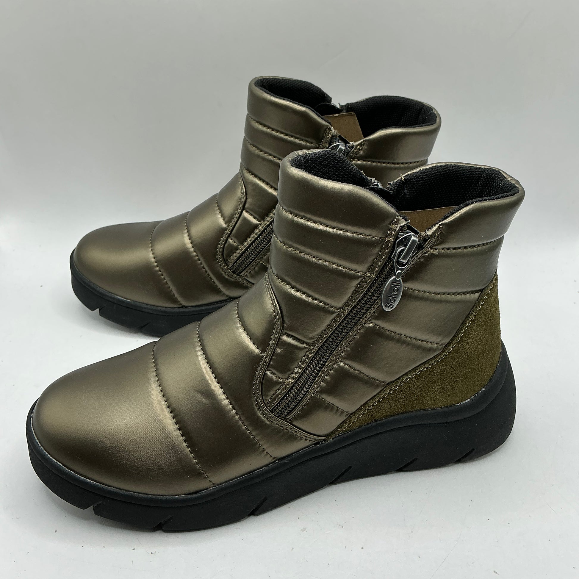 Scholl, Aprica Bronze ankle boots