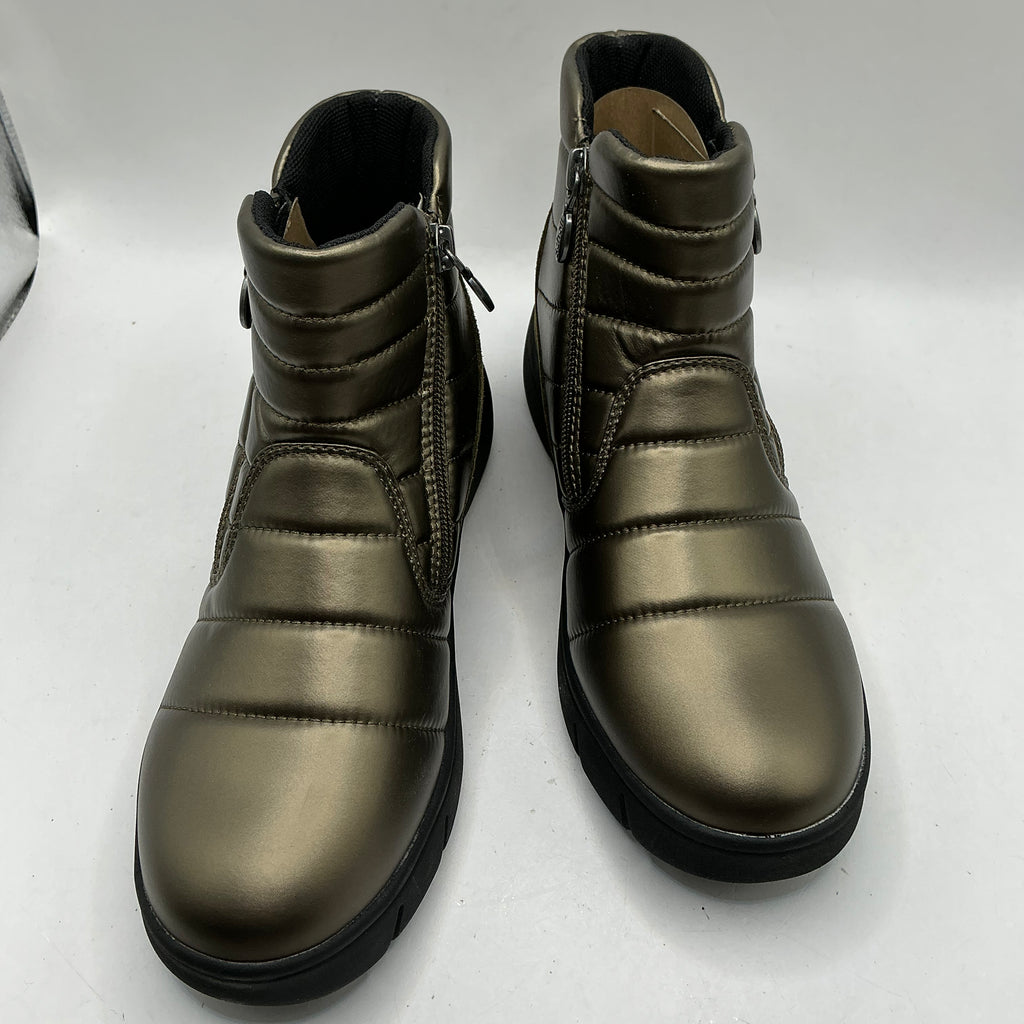 Scholl, Aprica Bronze ankle boots