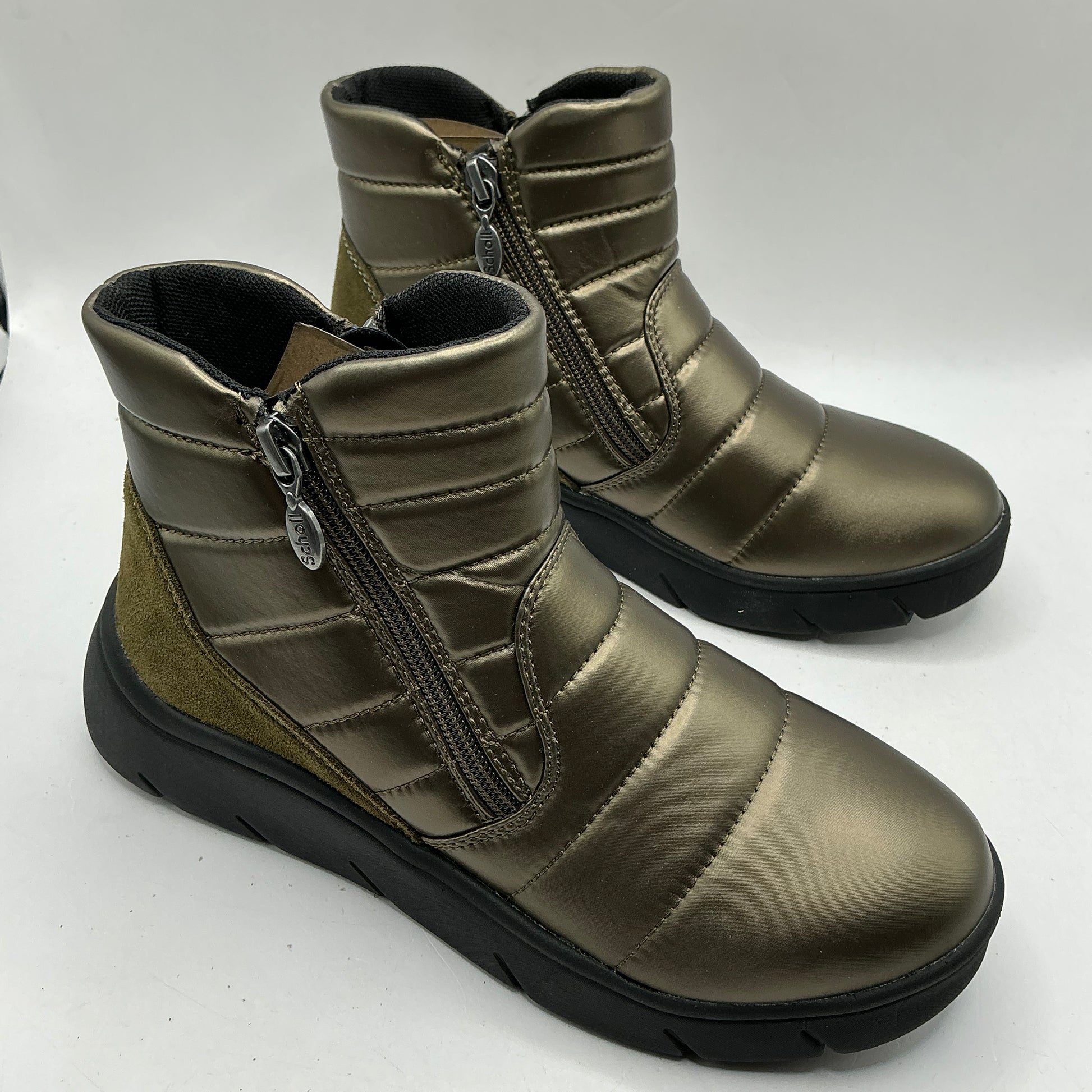 Scholl, Aprica Bronze ankle boots