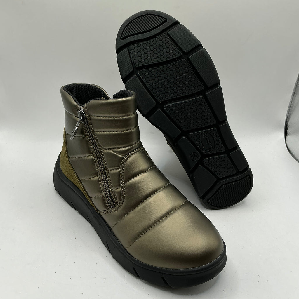 Scholl, Aprica Bronze ankle boots