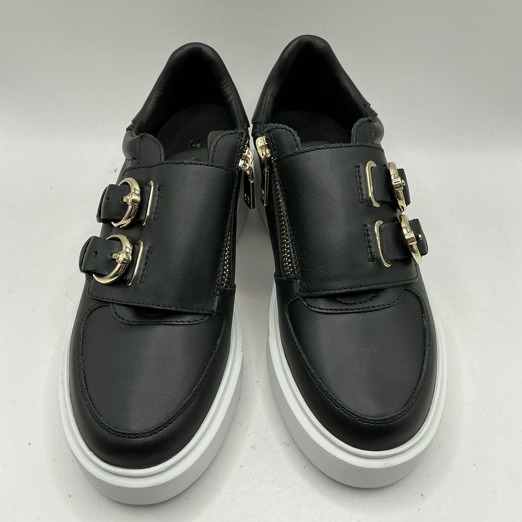 Aigner, Black Leather Trainers