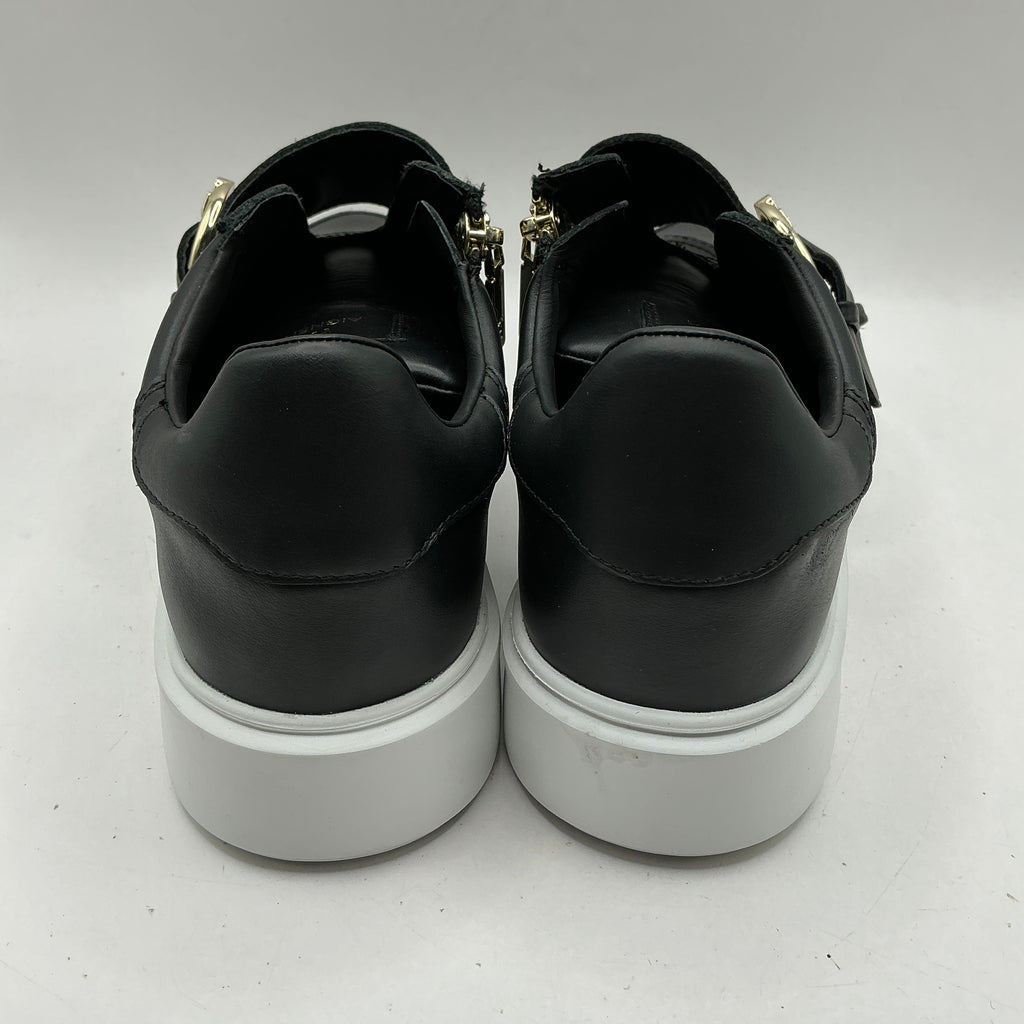 Aigner, Black Leather Trainers