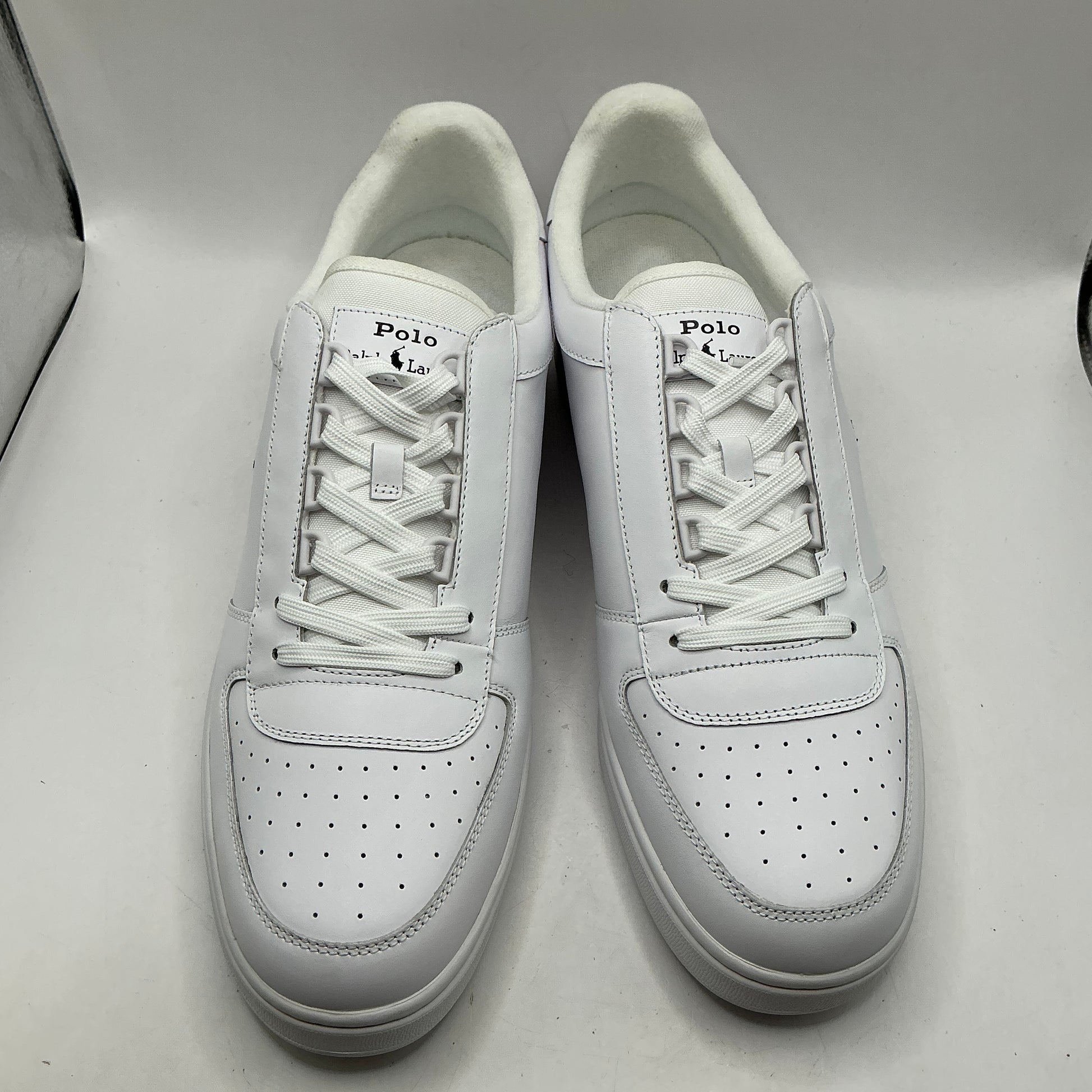 Polo Ralph Lauren, leather court trainers