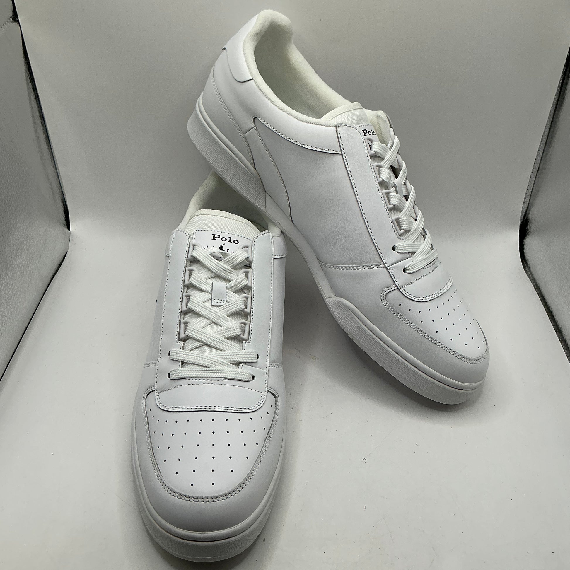 Polo Ralph Lauren, leather court trainers