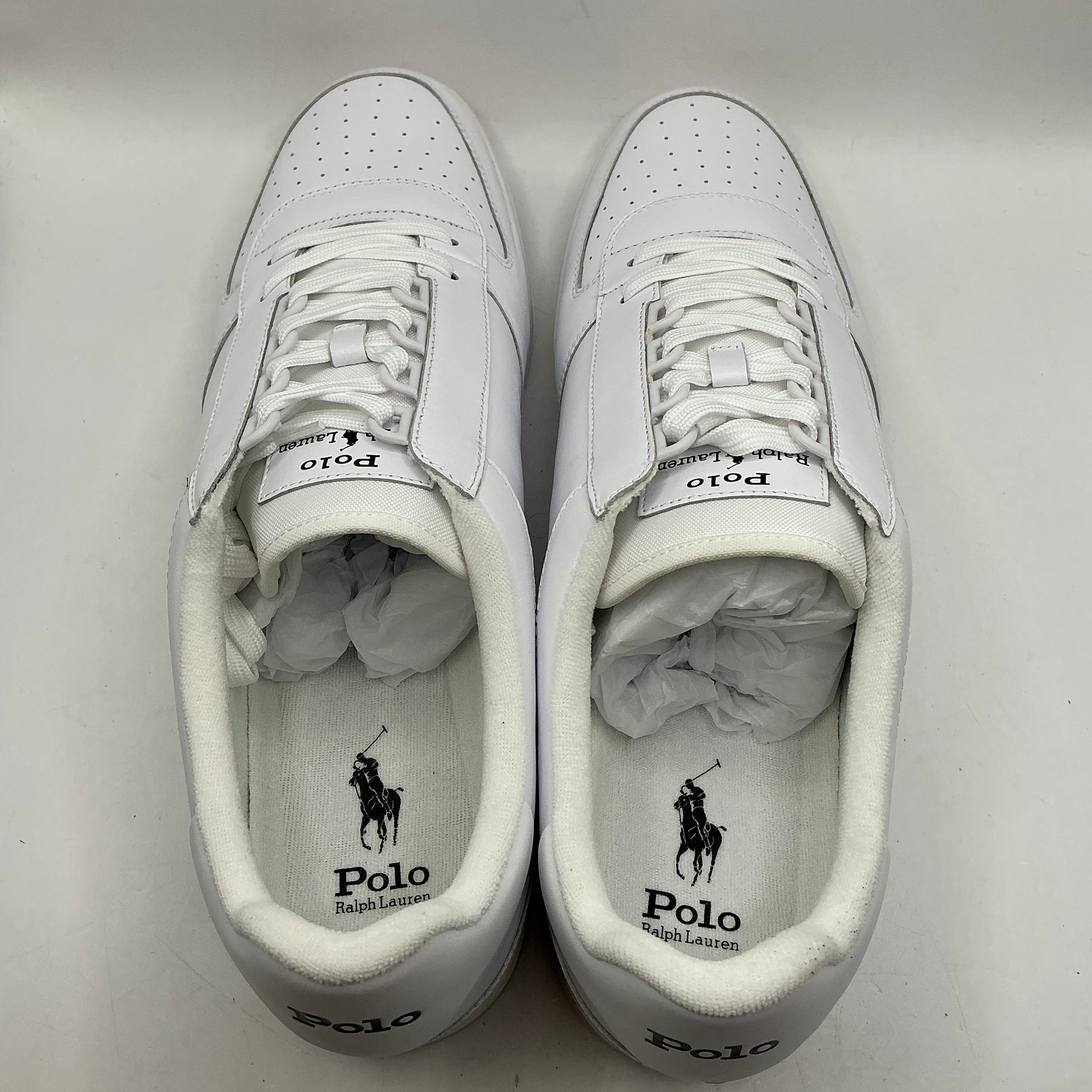 Polo Ralph Lauren, leather court trainers