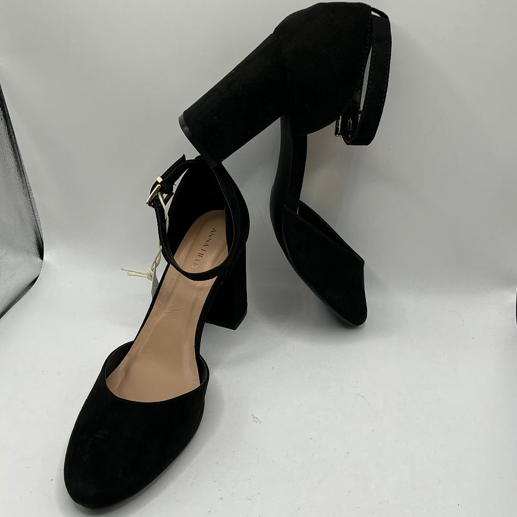 Anna Field black shoes with ankle strap
