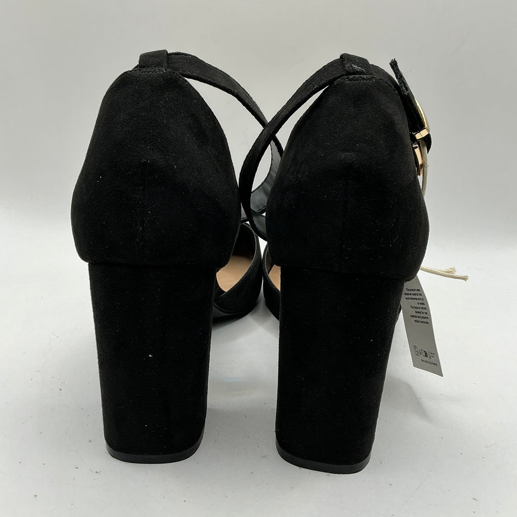 Anna Field black shoes with ankle strap