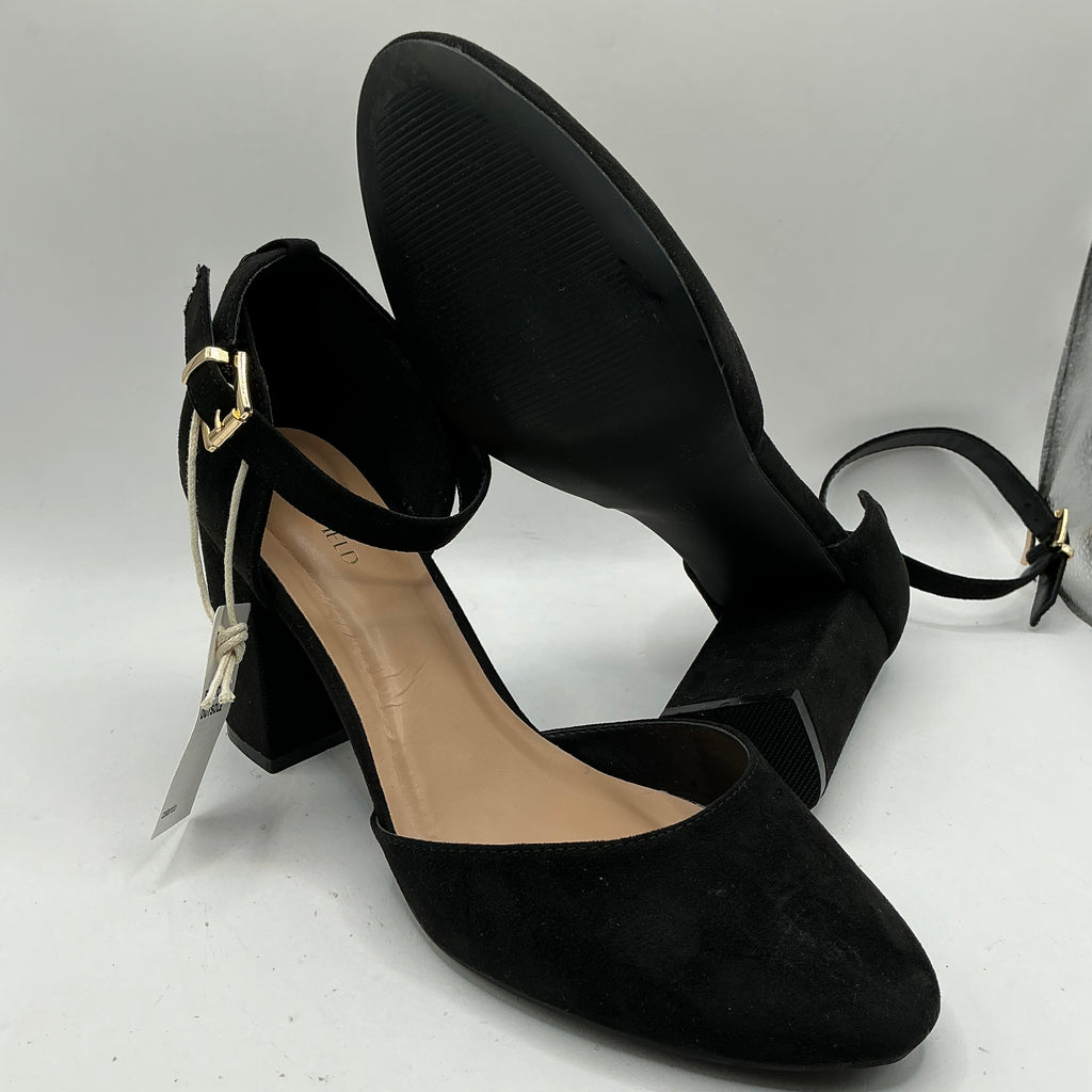 Anna Field black shoes with ankle strap