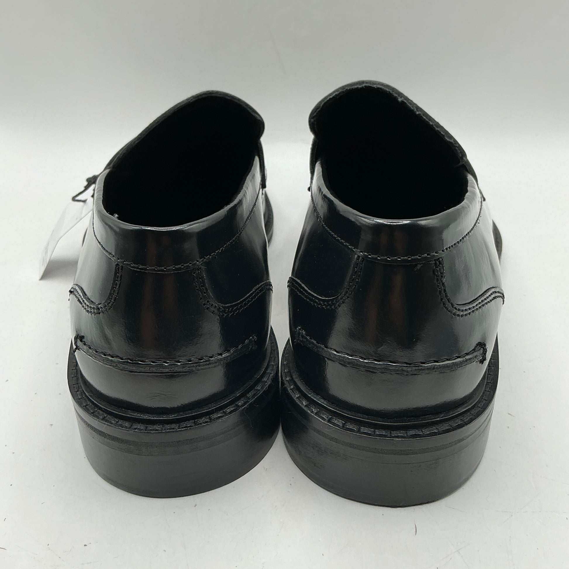 Zign black leather loafers