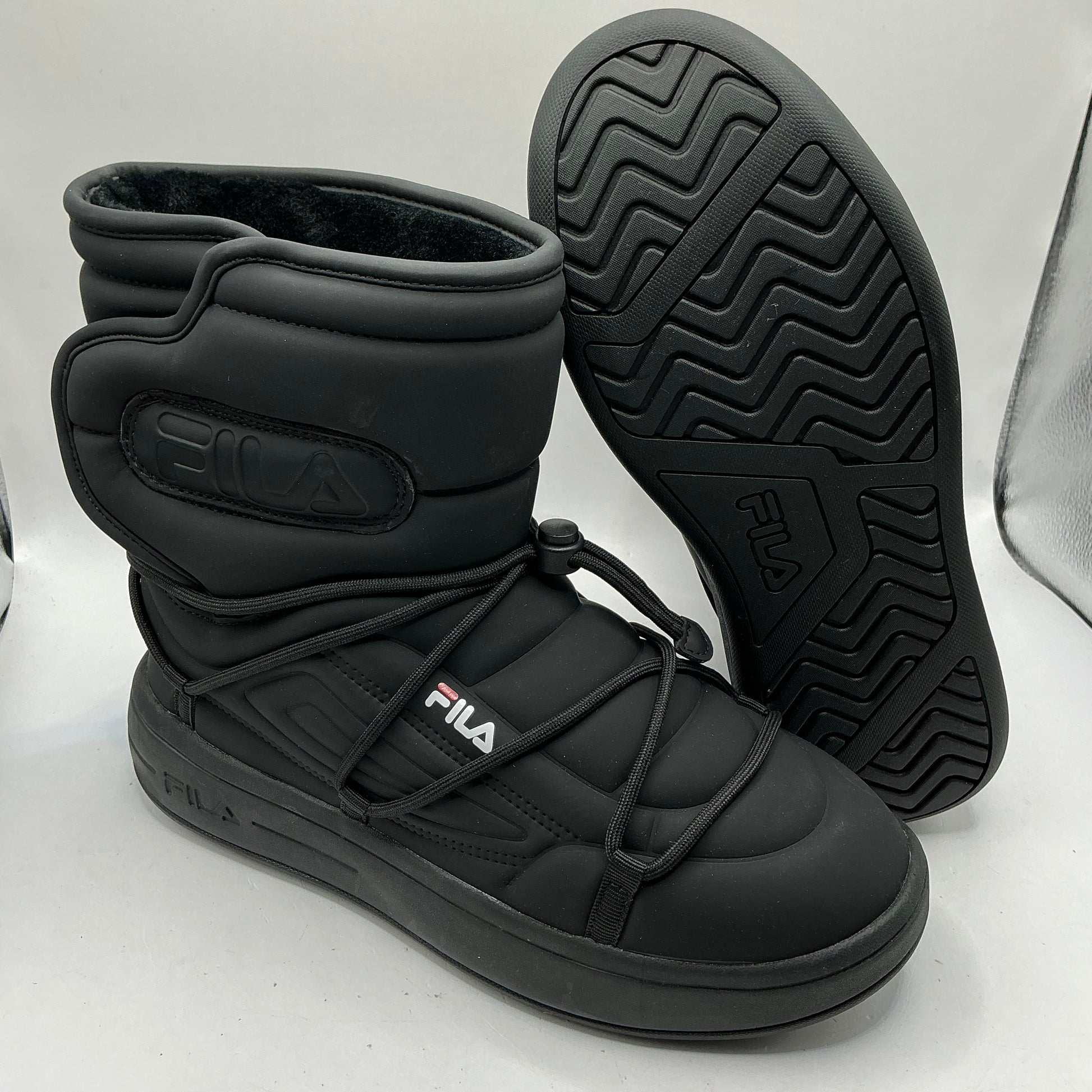 Fila superbubble boots with warm faux fur lining