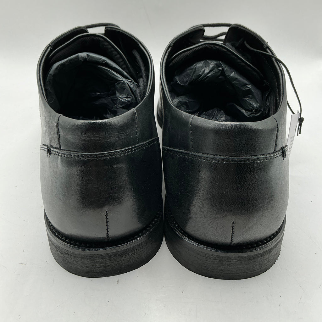 Pier One black leather Derby shoes