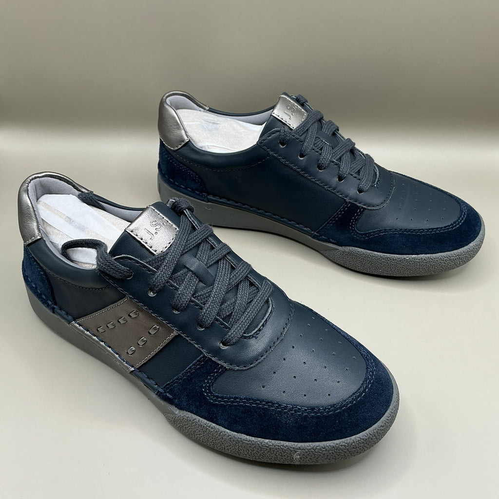 Josef Seibel, Claire 27, navy leather trainers