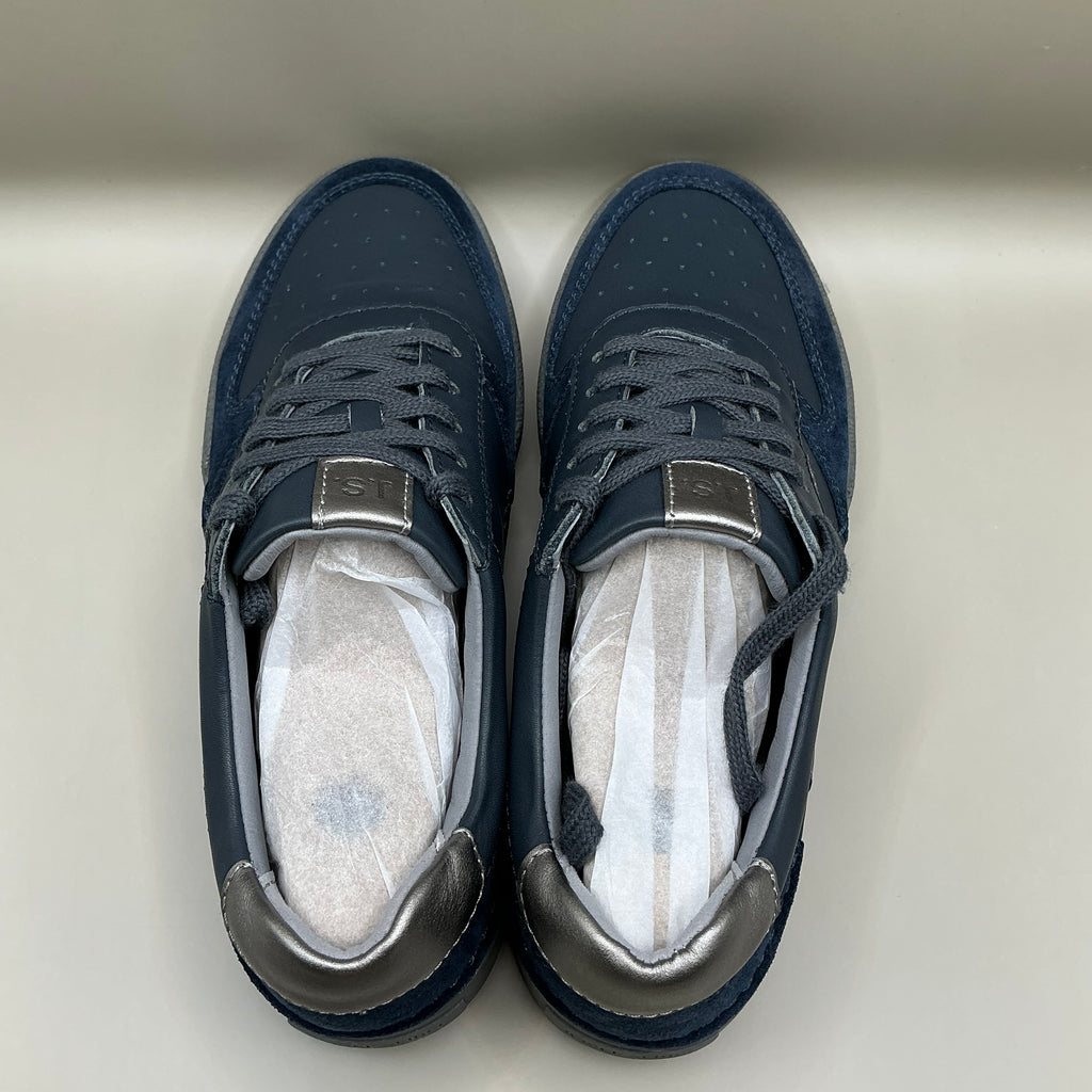 Josef Seibel, Claire 27, navy leather trainers