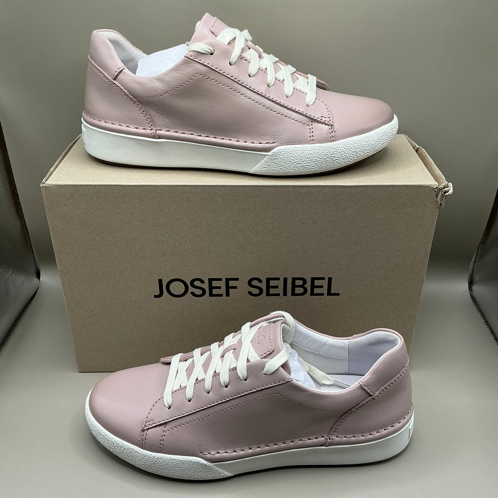 Josef Seibel, Claire 01, pink leather trainers
