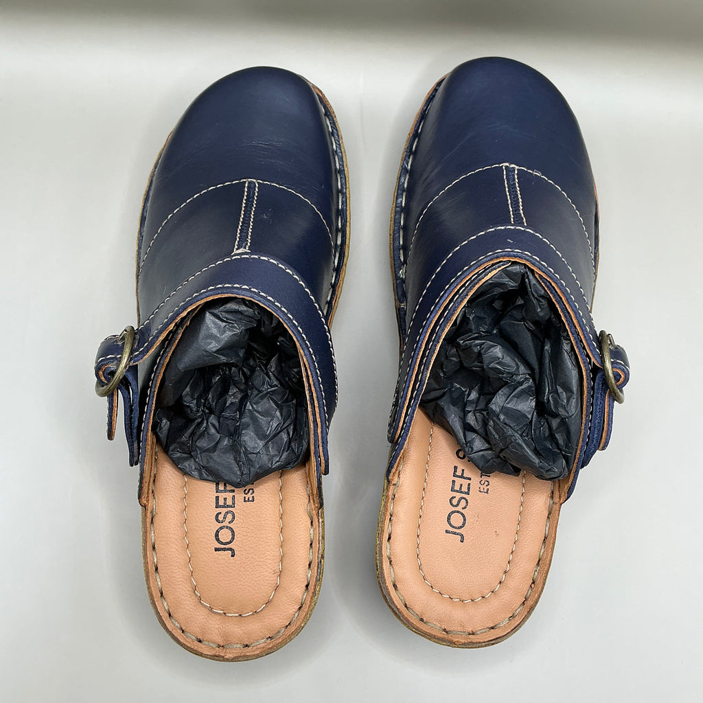 Josef Seibel, Catalonia 83, leather clogs