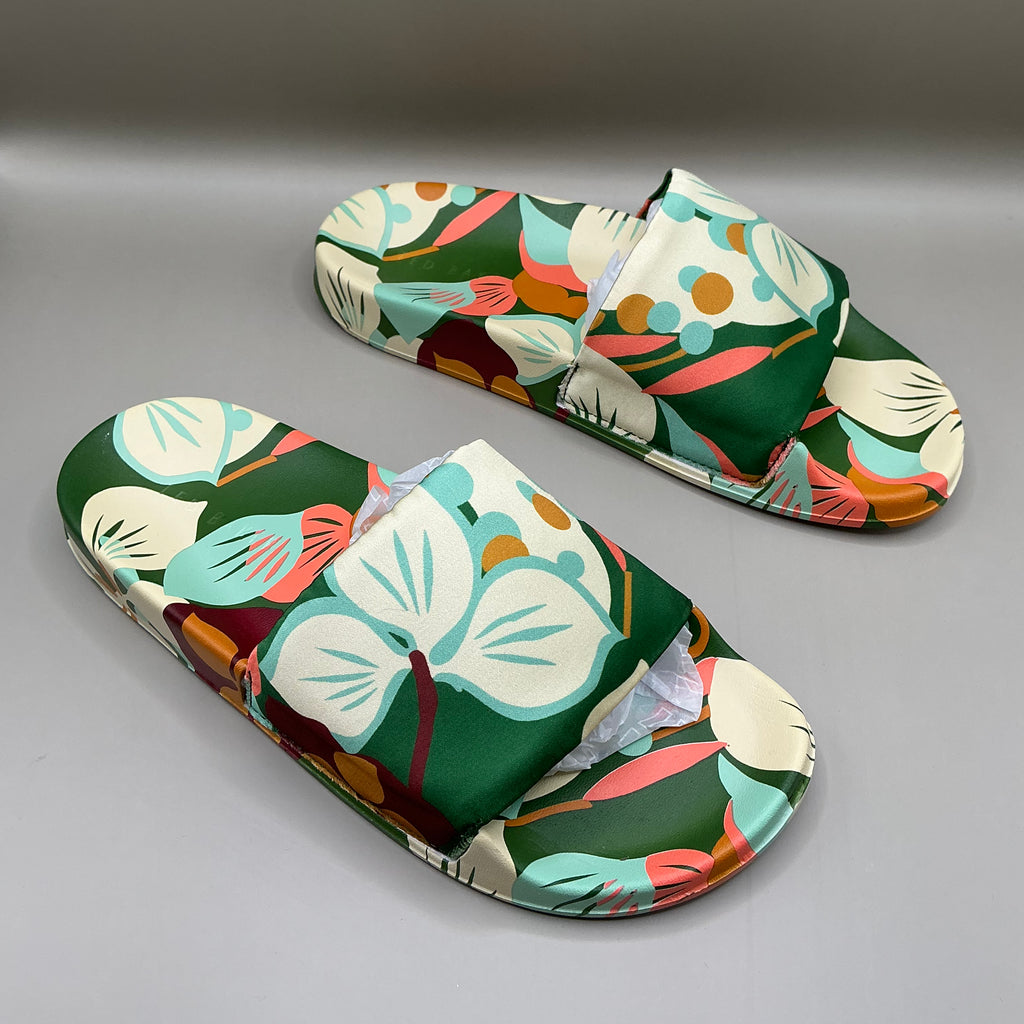 Ted Baker Emerald satin top sliders
